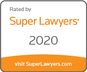Rated By Super Lawyers 2020 Badge