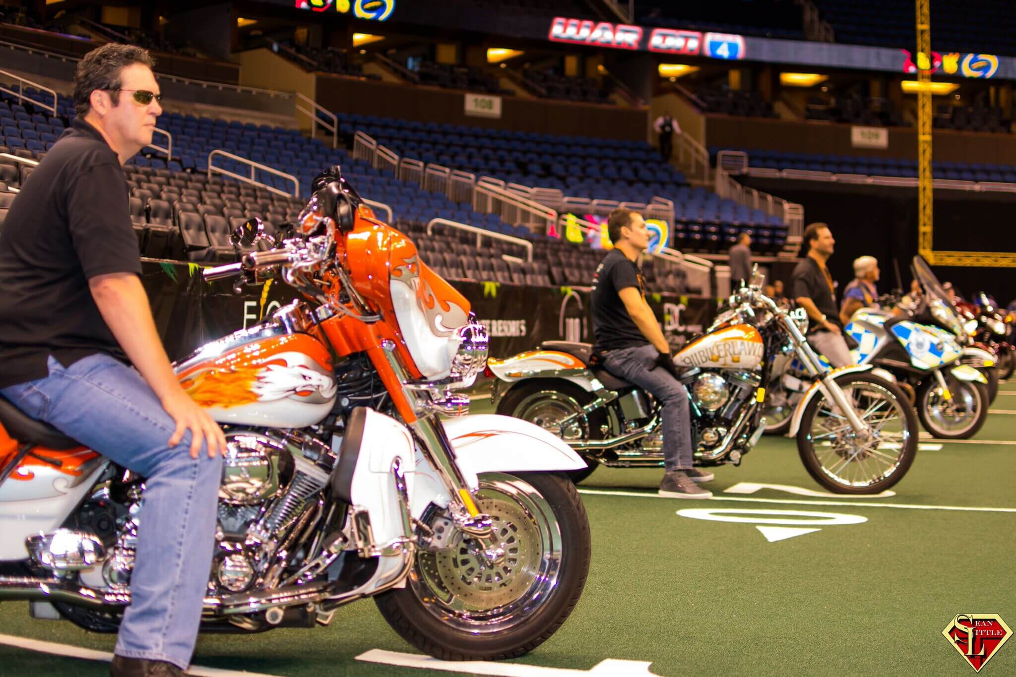 911 Biker Law Participates in Pregame Performance