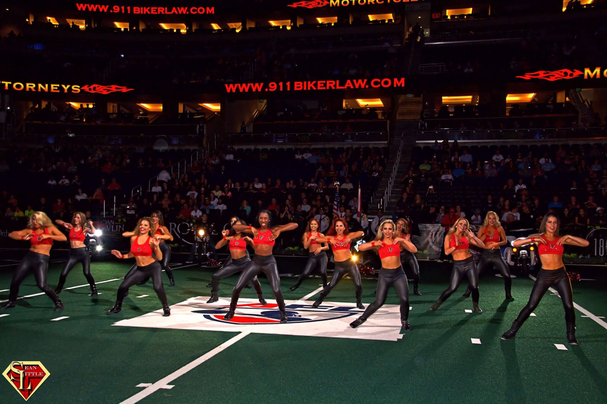 911 Biker Law Participates in Pregame Performance