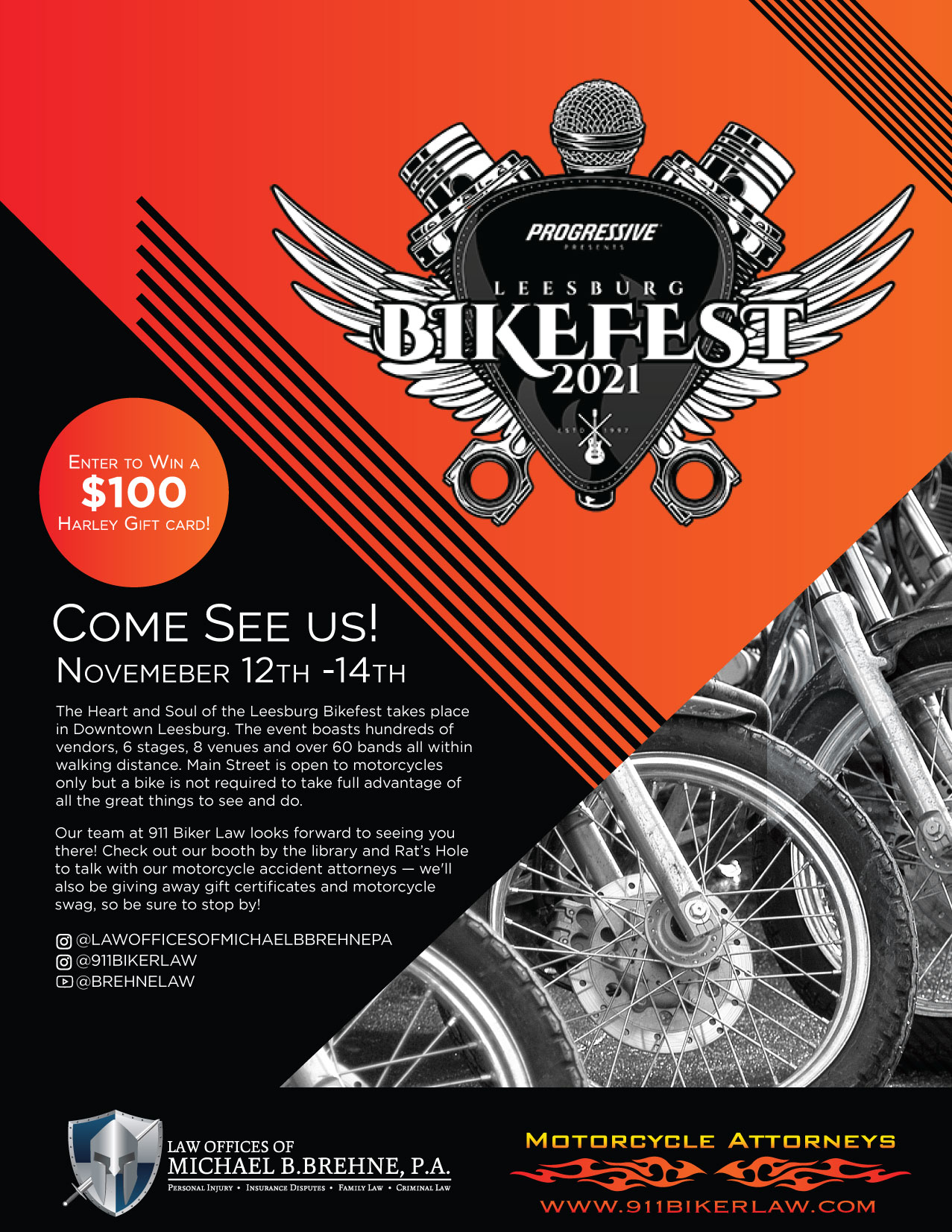Come See Us At Leesburg Bikefest!