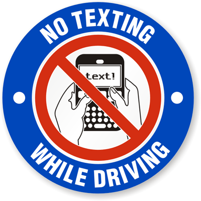 Ban on Texting While Driving Law